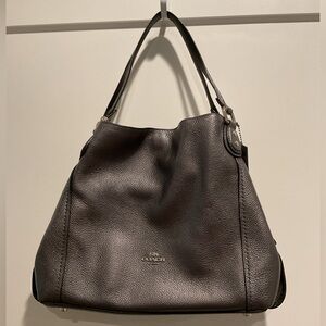 Coach Pewter Leather Women's Bag